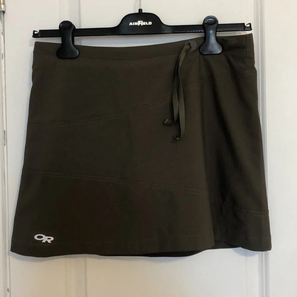 Outdoor Research Expressa skort exercise skirt tennis hiking green khaki - Picture 3 of 11